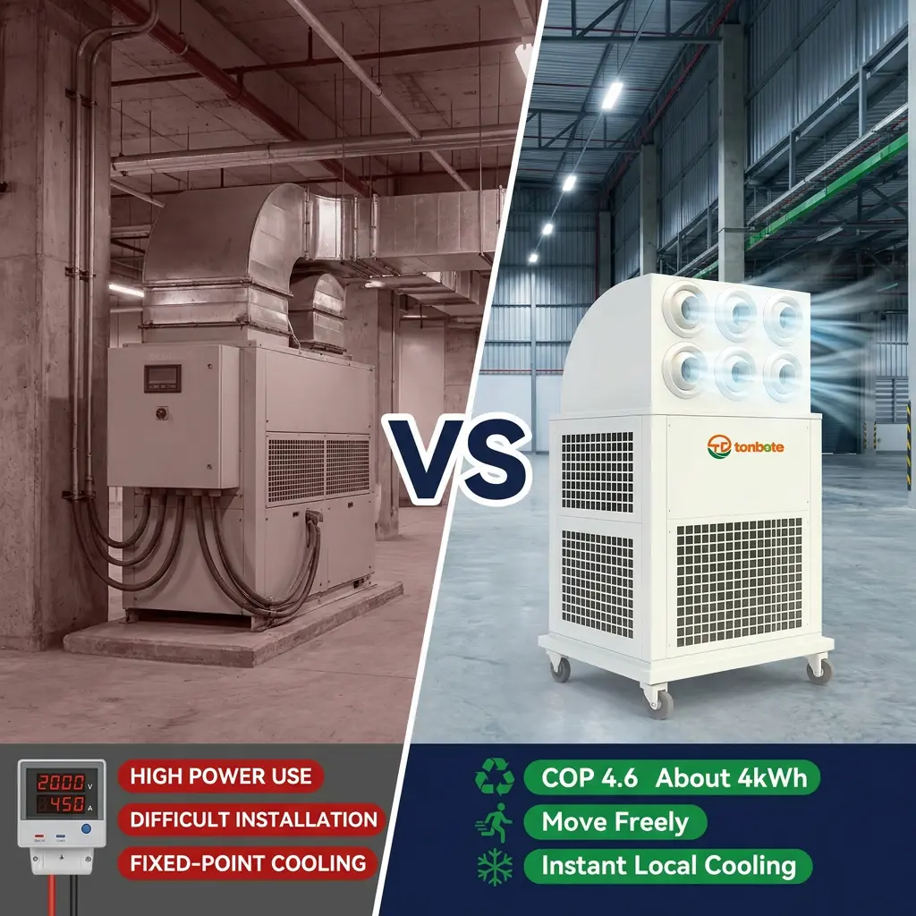 Wholesale Custom 380V Portable All in One Mobile Industrial Air Conditioner para sa Construction Site Workshop Warehouse Wholesale Custom 380V Portable All in One Mobile Industrial Air Conditioner para sa Construction Site Workshop Warehouse