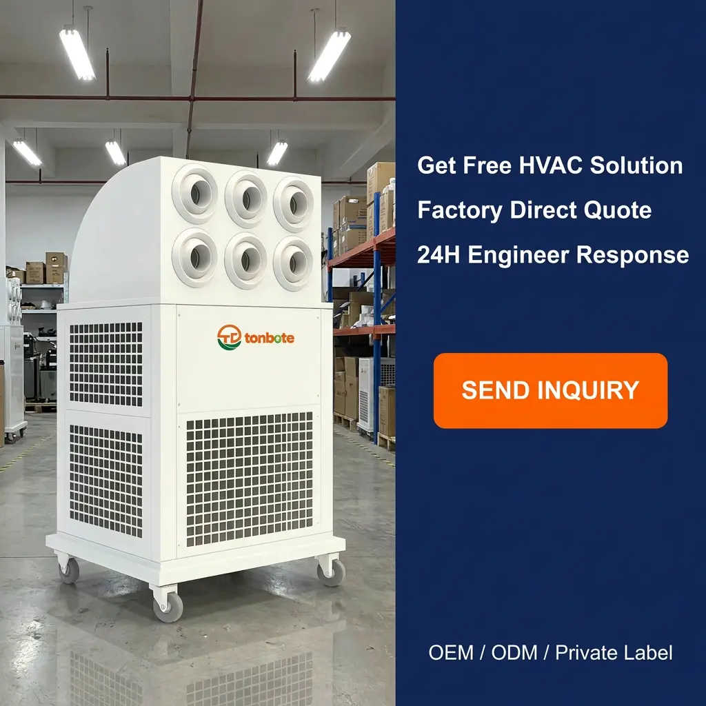 Wholesale Custom 380V Portable All in One Mobile Industrial Air Conditioner para sa Construction Site Workshop Warehouse